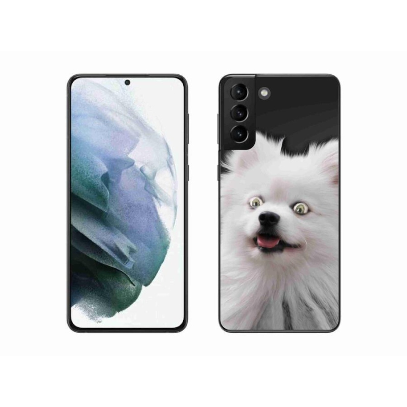 Gél védőhuzat mmCase Samsung Galaxy S21 Plus készülékhez - fehér tüske