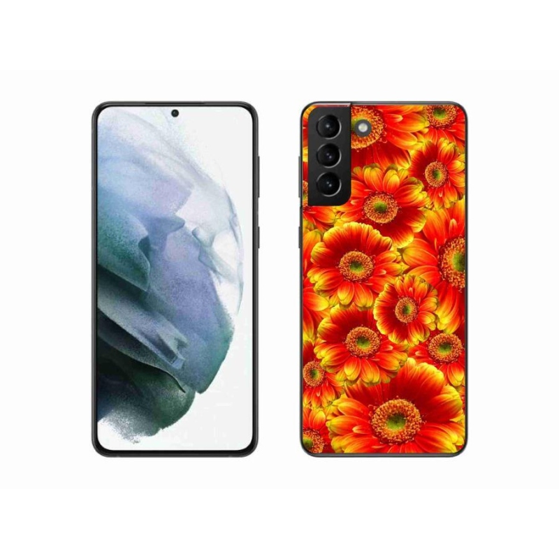 Gél borítás mmCase Samsung Galaxy S21 Plus készülékhez - gerbera 1