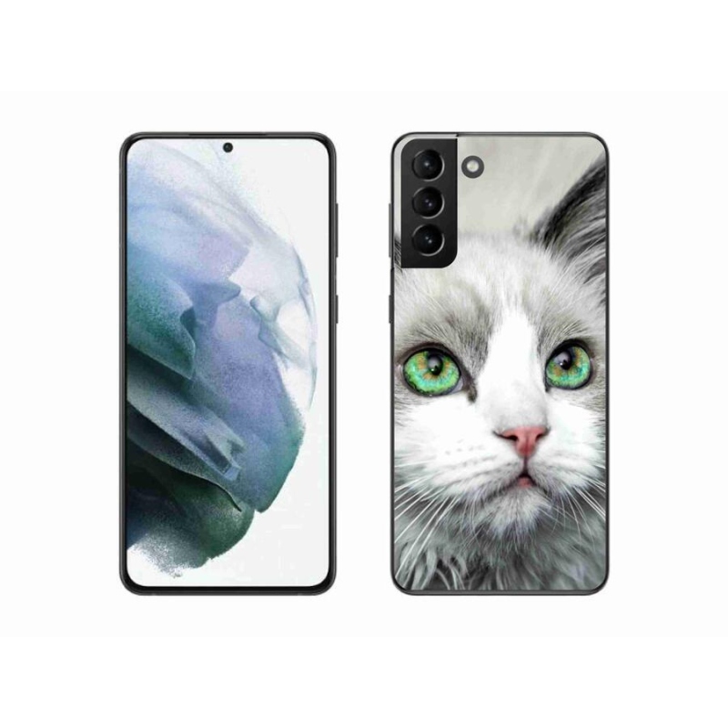 Gél borítás mmCase Samsung Galaxy S21 Plus készülékhez - macskaszem
