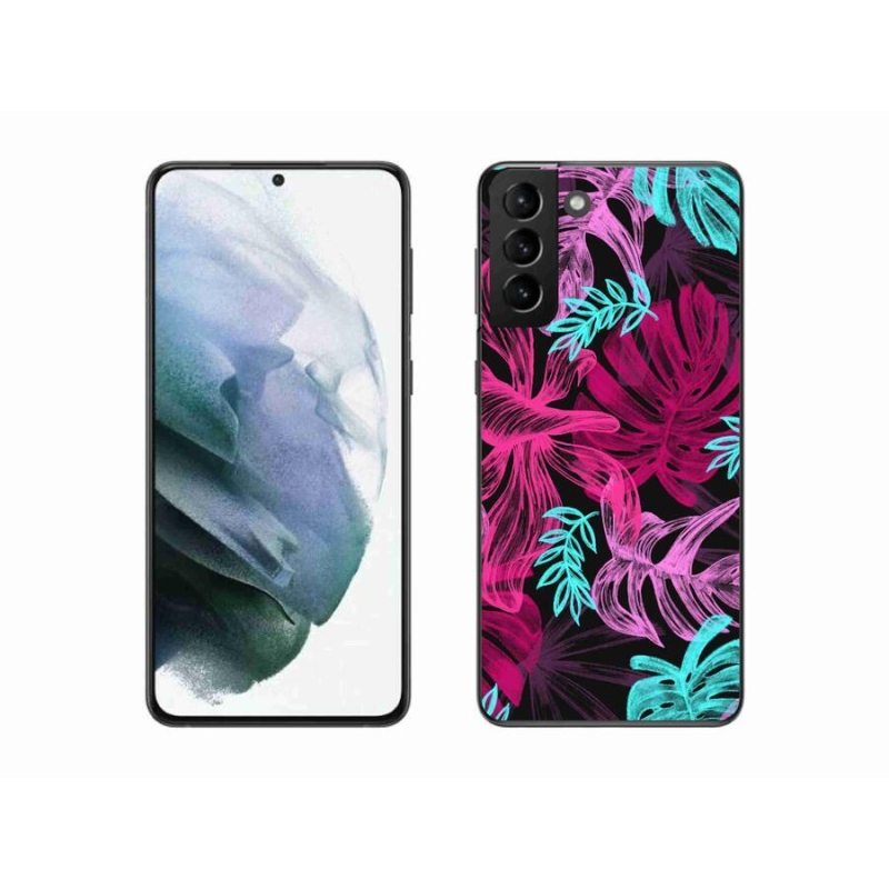 Zselés borítás mmCase Samsung Galaxy S21 Plus - virágok 1
