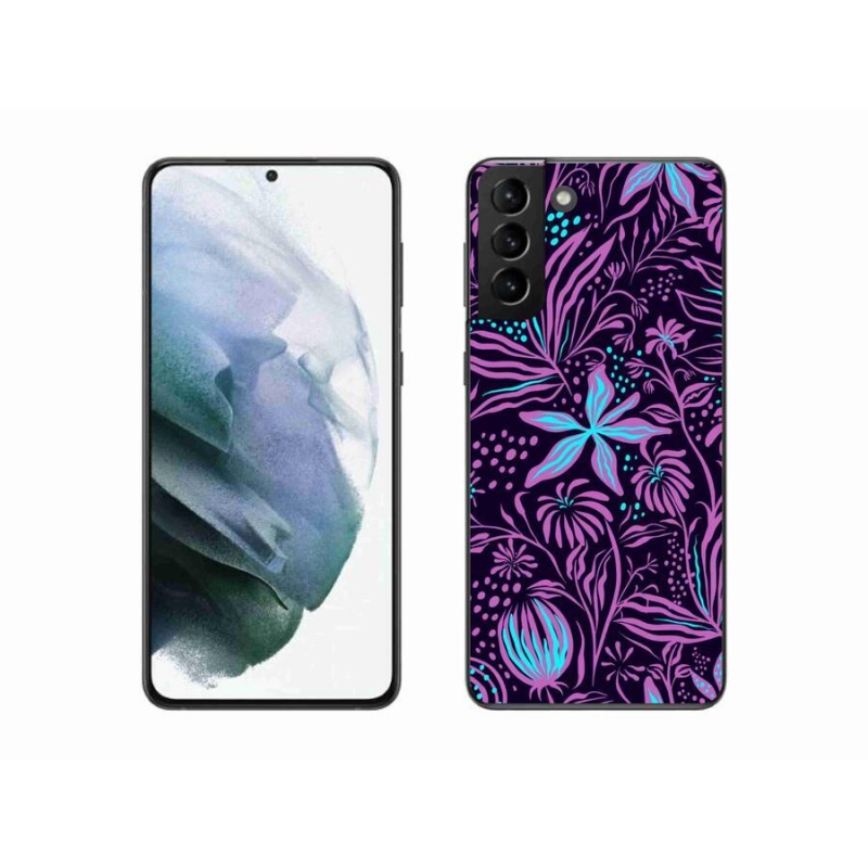 Zselés borítás mmCase Samsung Galaxy S21 Plus - virágok 2