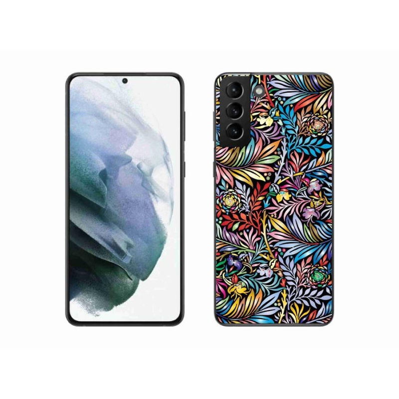 Gél borítás mmCase Samsung Galaxy S21 Plus - virágok 5