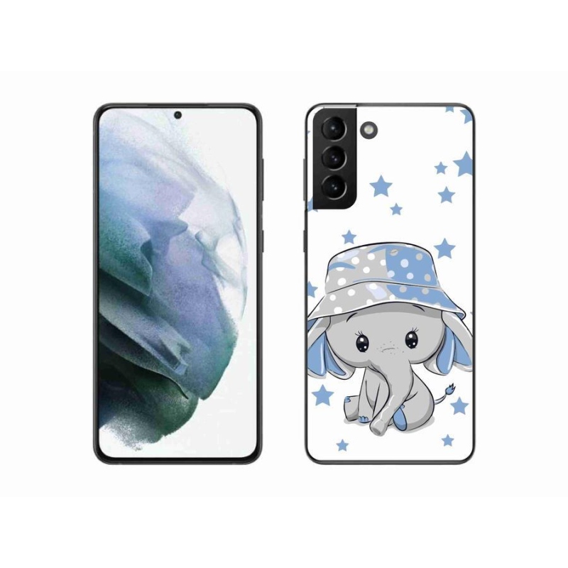 Zselés borítás mmCase Samsung Galaxy S21 Plus készülékhez - kék elefánt