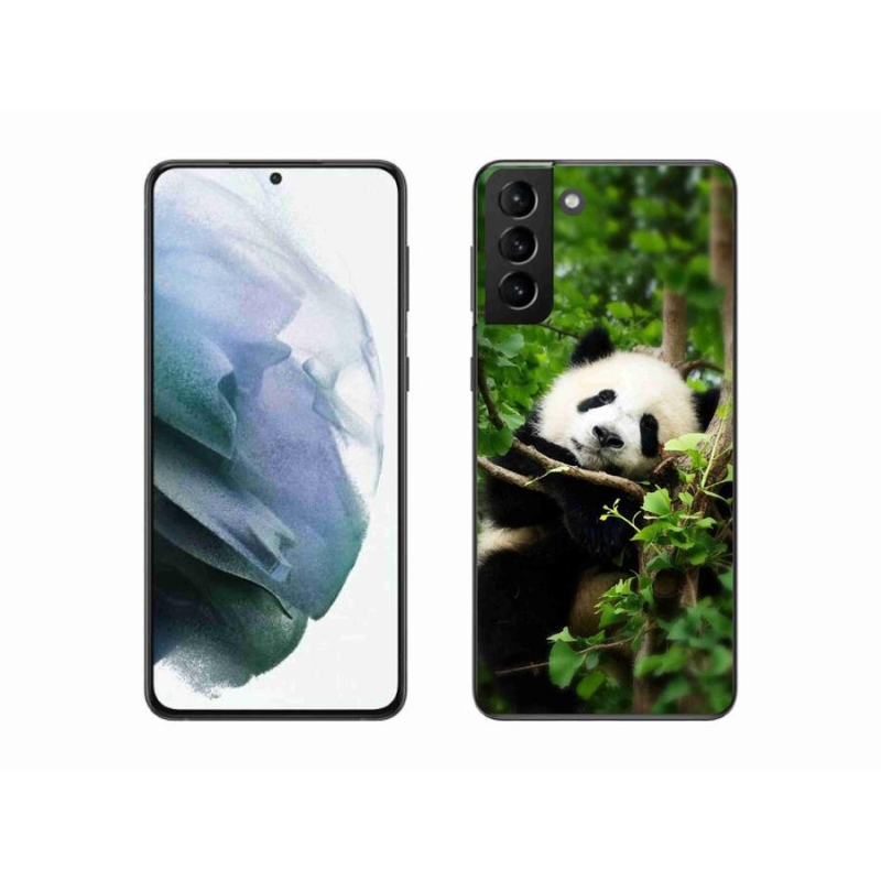 Gél védőhuzat mmCase Samsung Galaxy S21 Plus készülékhez - panda