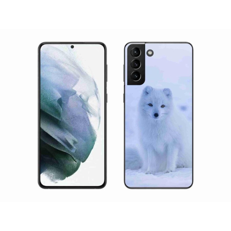 Zselés borítás mmCase Samsung Galaxy S21 Plus készülékhez - polár róka