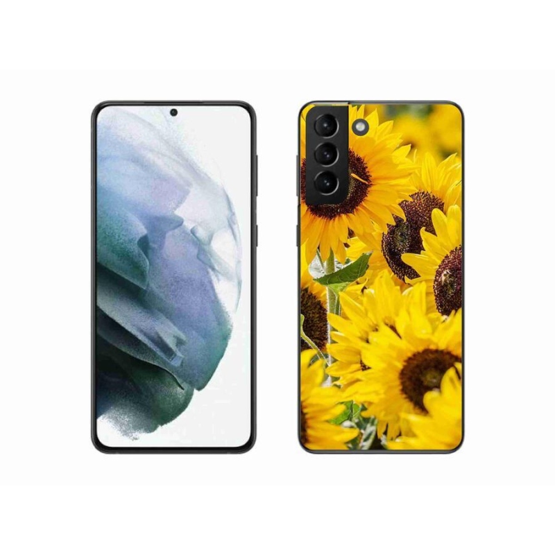 Zselés borítás mmCase Samsung Galaxy S21 Plus készülékhez - Napraforgó