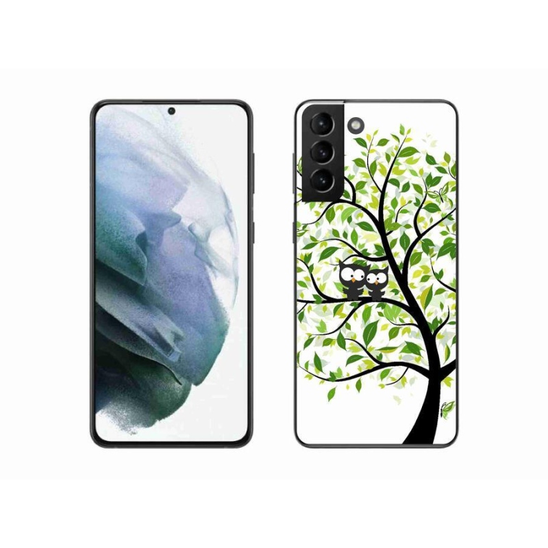 Gél borítás mmCase Samsung Galaxy S21 Plus készülékhez - baglyok a fán
