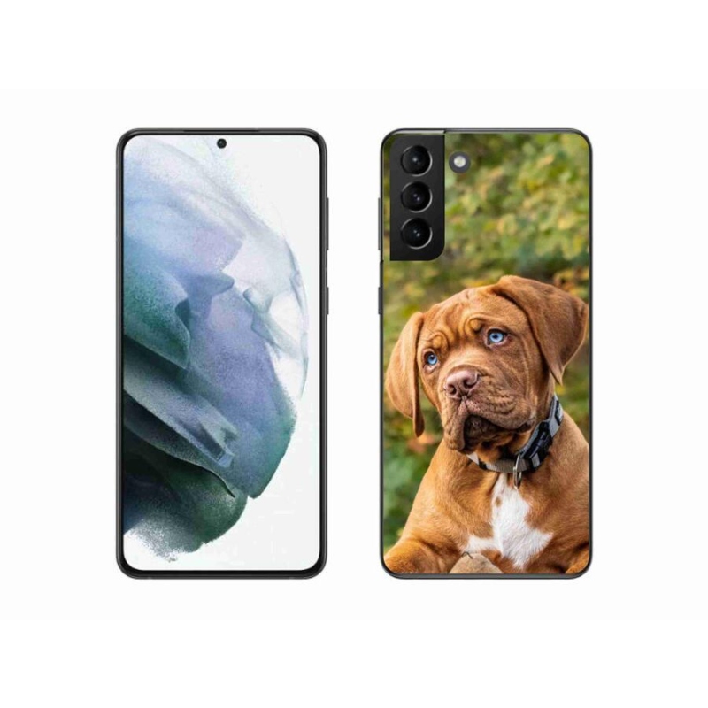 Gél borítás mmCase Samsung Galaxy S21 Plus - kölyökkutyakékhez