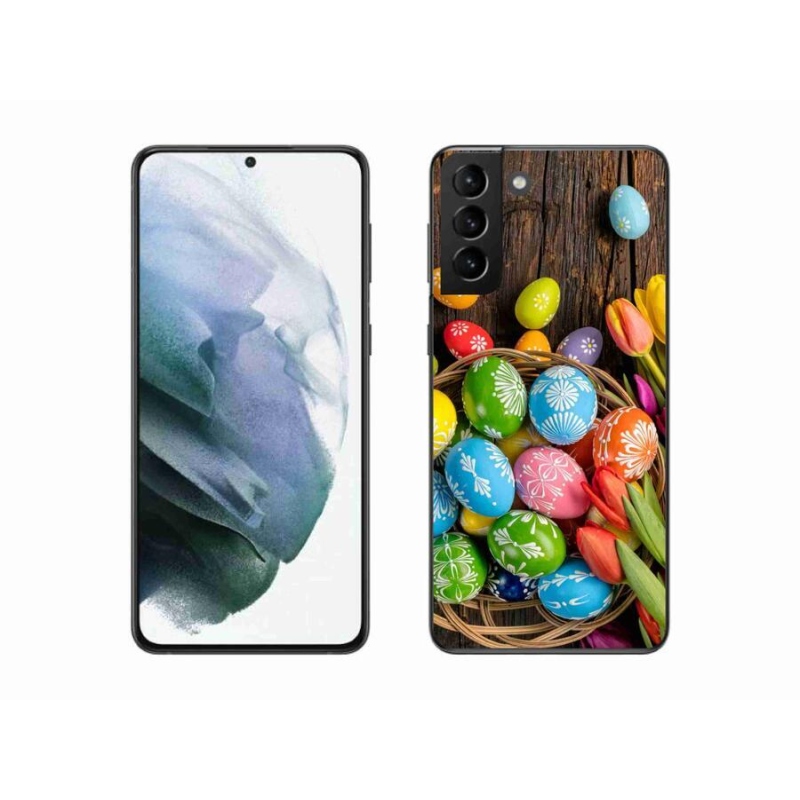 Gél borítás mmCase Samsung Galaxy S21 Plus készülékhez - Húsvéti tojás