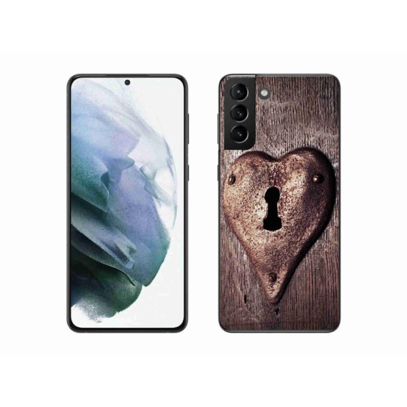 Gél borítás mmCase Samsung Galaxy S21 Plus készülékhez - szív alakú zár