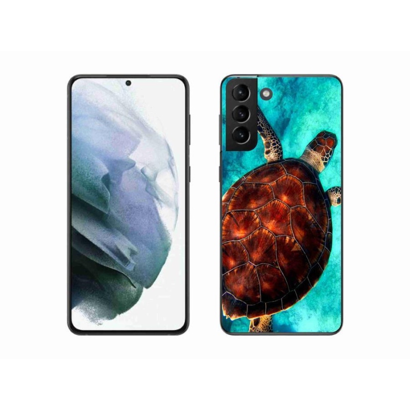 Gél védőhuzat mmCase Samsung Galaxy S21 Plus készülékhez - teknősbéka
