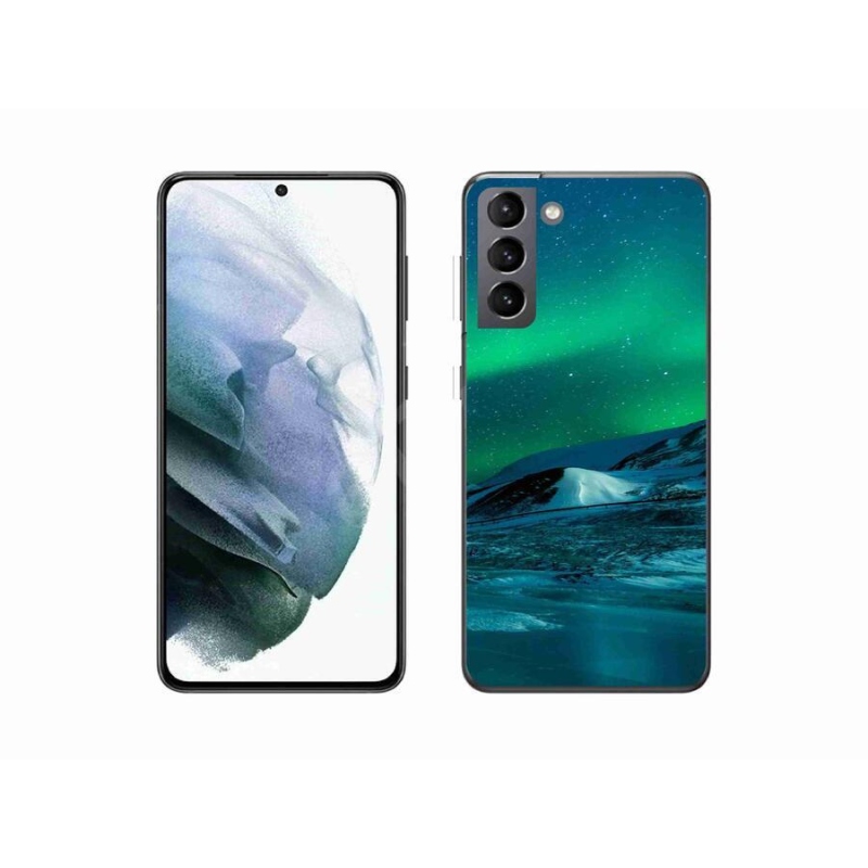 Gél borítás mmCase Samsung Galaxy S21 készülékhez - sarki fény