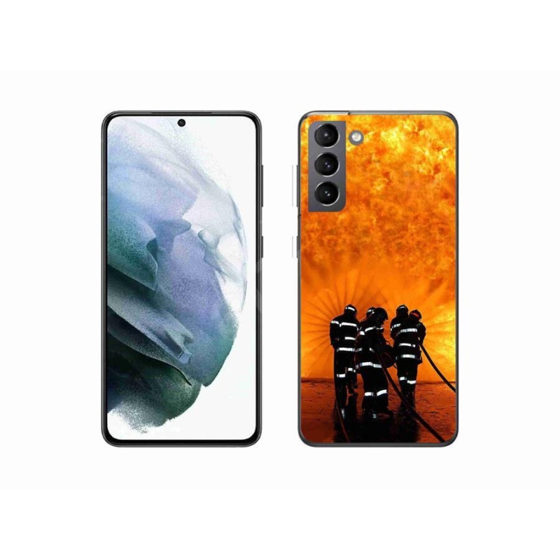Gél borítás mmCase Samsung Galaxy S21 - tűz