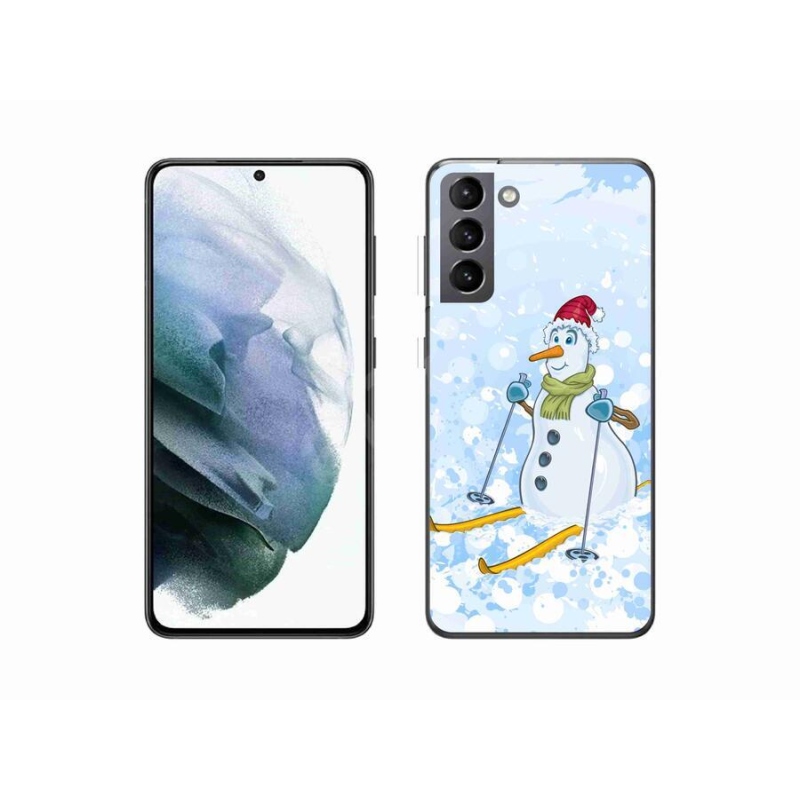 Gél borítás mmCase Samsung Galaxy S21 készülékhez - hóember