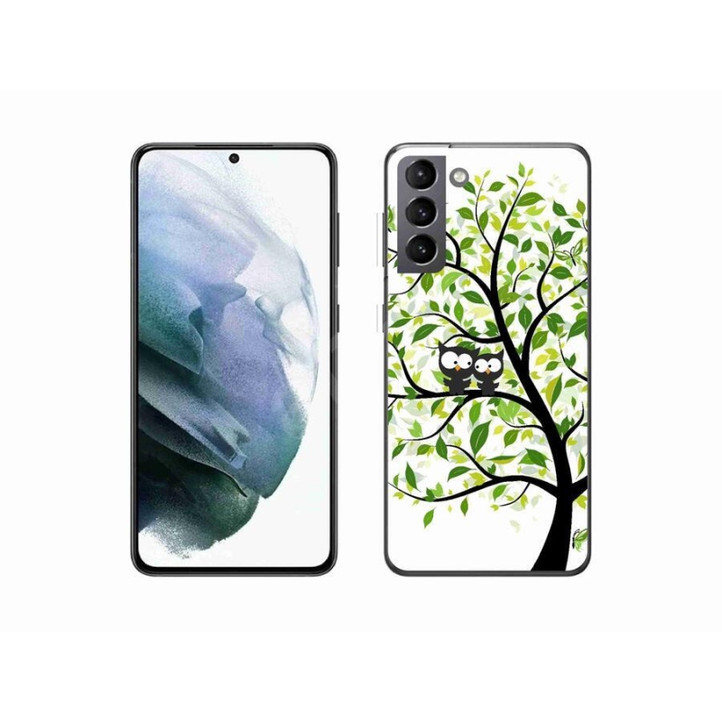 Gél borítás mmCase Samsung Galaxy S21 készülékhez - baglyok a fán