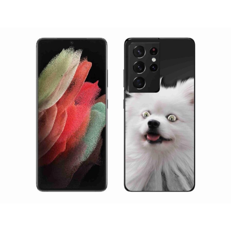 Gél védőhuzat mmCase Samsung Galaxy S21 Ultra 5G - fehér tüske