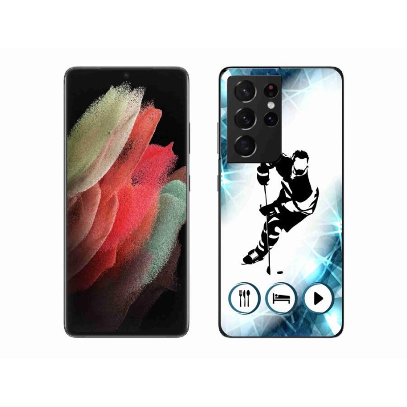 Zselés borítás mmCase Samsung Galaxy S21 Ultra 5G - hoki 1
