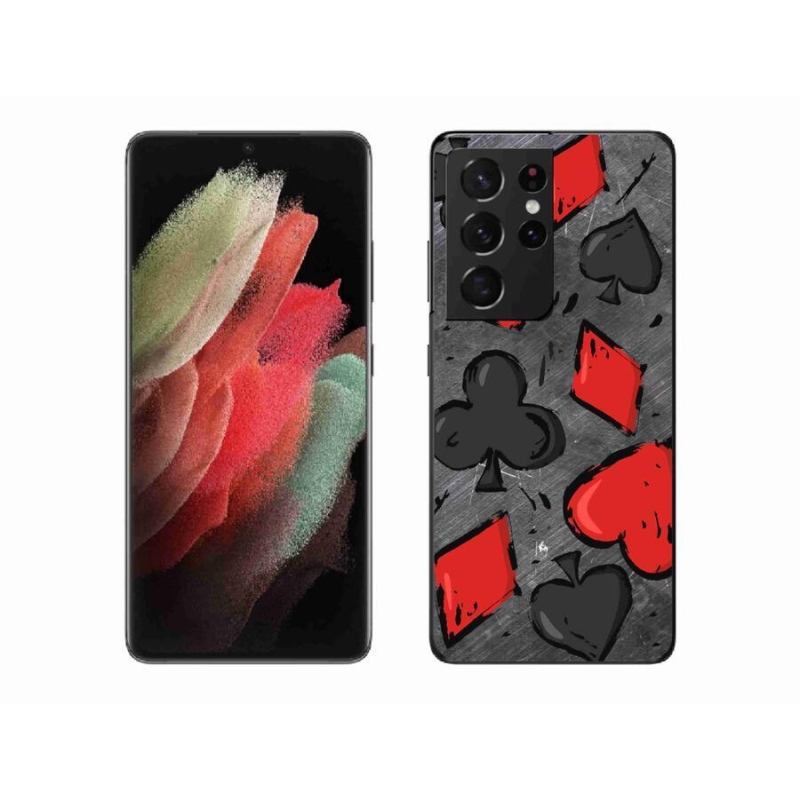 Zselés borítás mmCase Samsung Galaxy S21 Ultra 5G - kártya 1