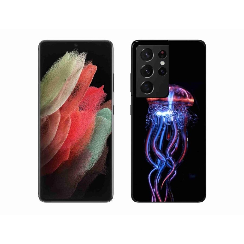 Gél védőhuzat mmCase Samsung Galaxy S21 Ultra 5G - medúza