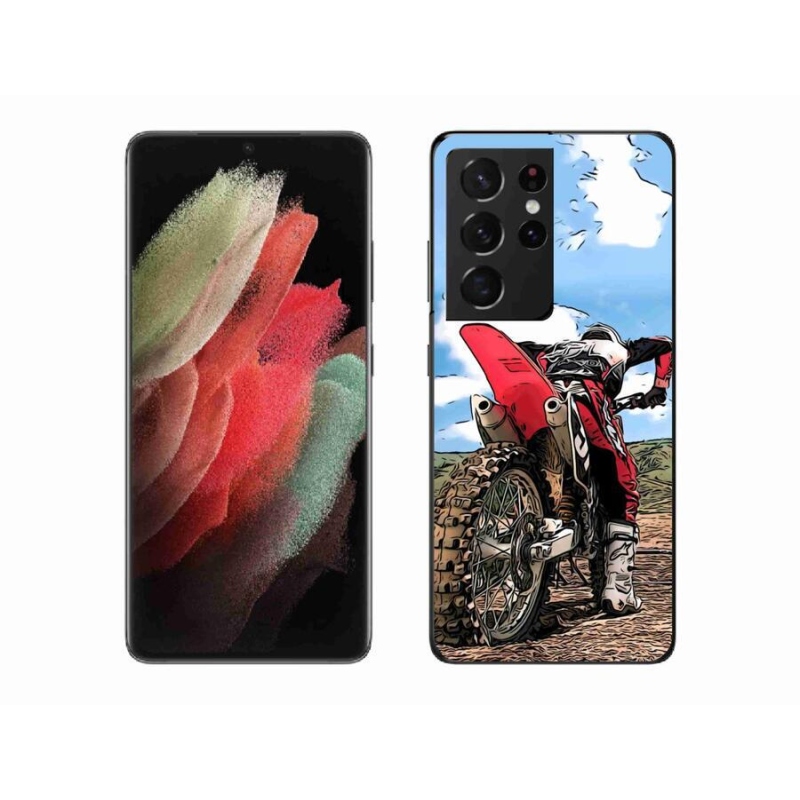 Gél védőhuzat mmCase Samsung Galaxy S21 Ultra 5G - moto