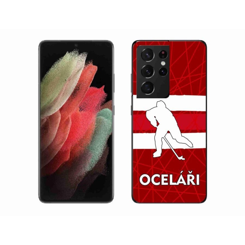 Gél borítás mmCase Samsung Galaxy S21 Ultra 5G - Acélsárgák