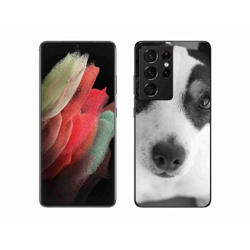 Zselés borítás mmCase Samsung Galaxy S21 Ultra 5G - kutya
