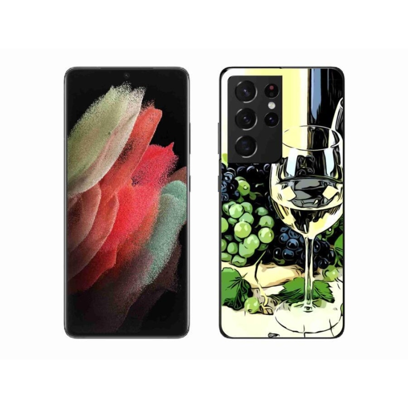 Gél borítás mmCase Samsung Galaxy S21 Ultra 5G - pohár borhoz