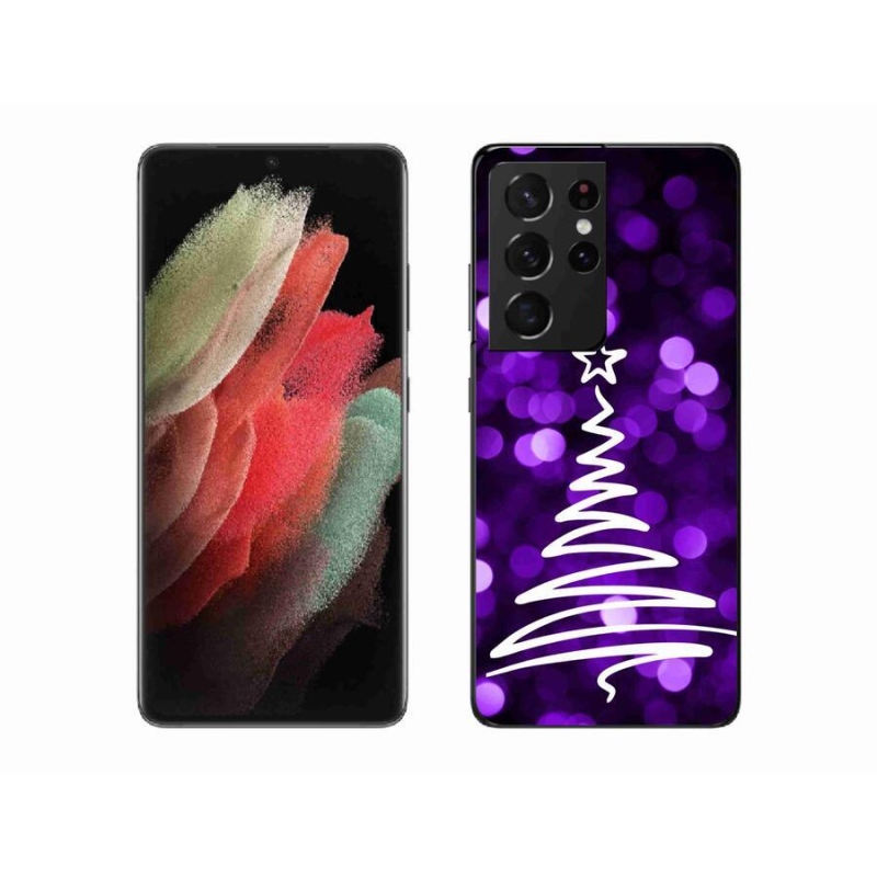 Zselés borítás mmCase Samsung Galaxy S21 Ultra 5G - fa