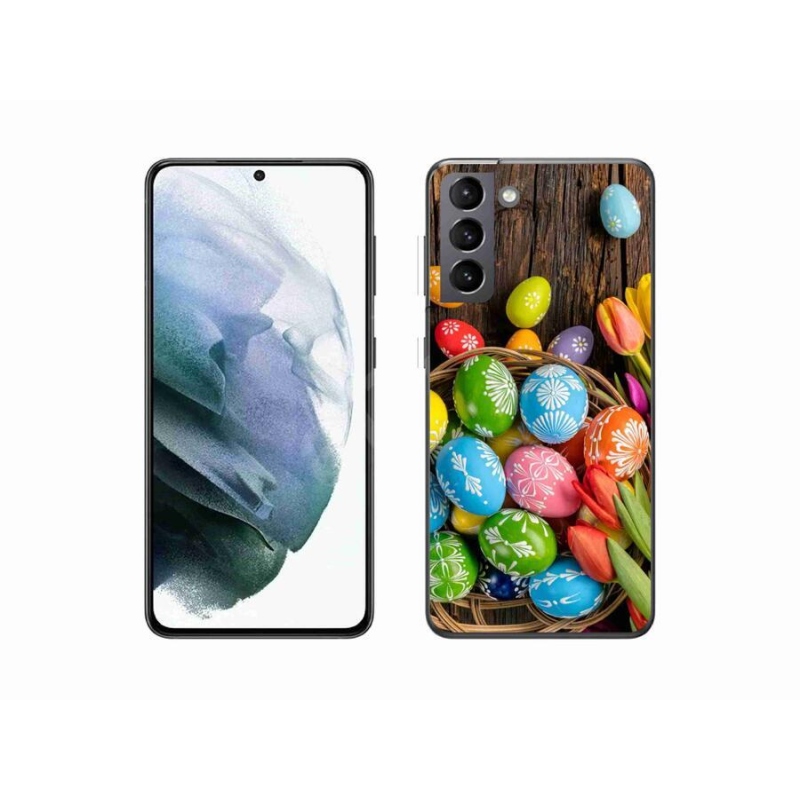 Gél borítás mmCase Samsung Galaxy S21 készülékhez - Húsvéti tojás