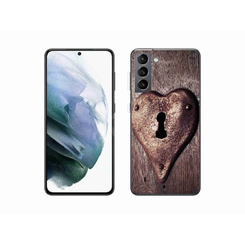 Gél borítás mmCase Samsung Galaxy S21 - szív alakú zár