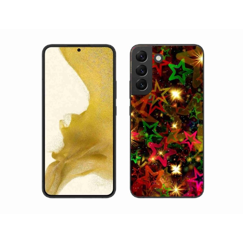 Zselés borítás mmCase Samsung Galaxy S22+ 5G - színes csillagok