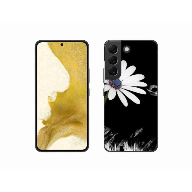 Gél védőhuzat mmCase Samsung Galaxy S22 5G - fehér virág