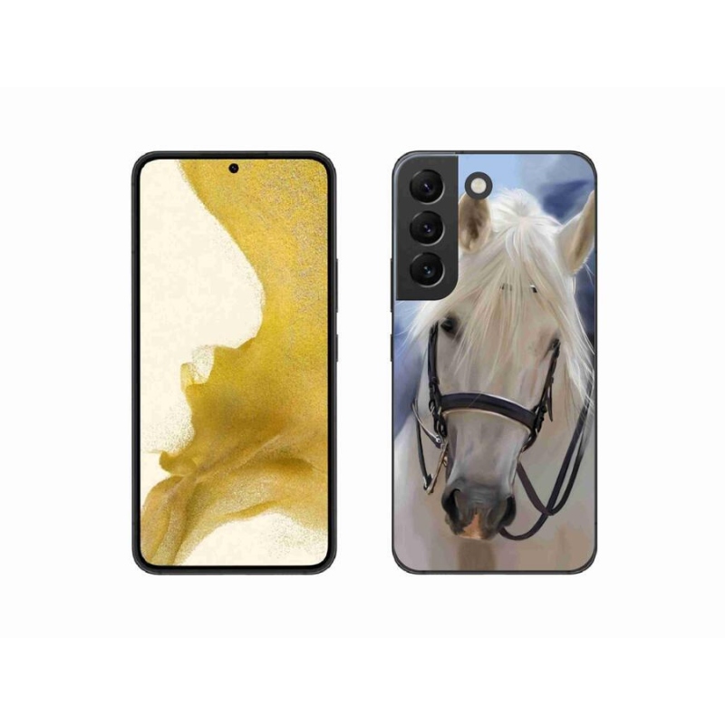 Gél borítás mmCase Samsung Galaxy S22 5G - fehér ló