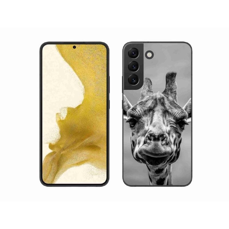 Zselés borítás mmCase Samsung Galaxy S22+ 5G - fekete-fehér zsiráfhoz