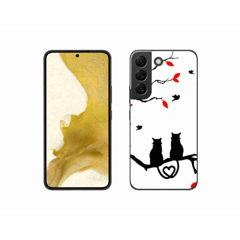 Gél borítás mmCase Samsung Galaxy S22 5G - macskaszerelem