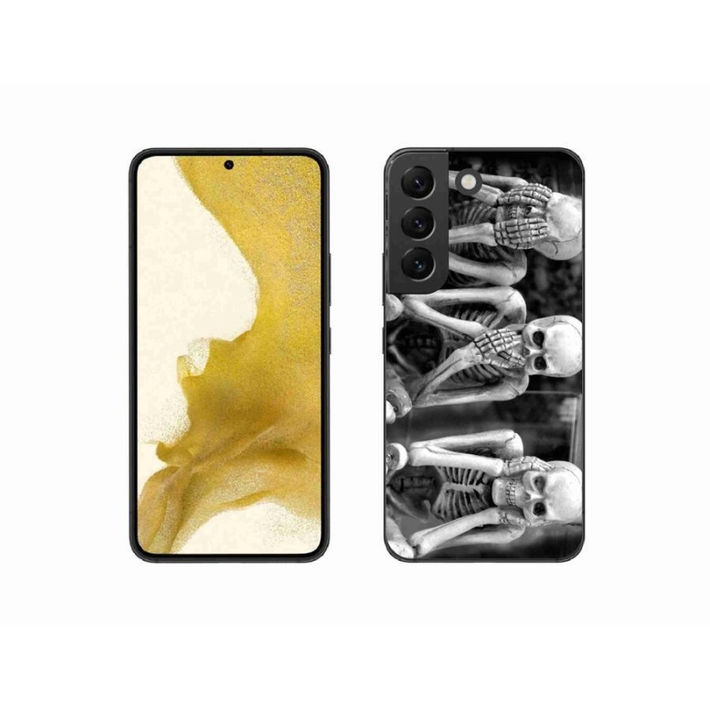 Gél borítás mmCase Samsung Galaxy S22 5G - csontvázakhoz