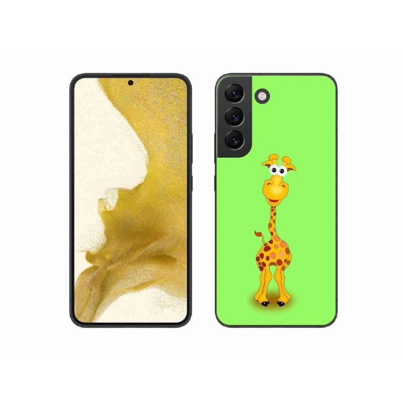Zselés borítás mmCase Samsung Galaxy S22+ 5G - rajzfilm zsiráfhoz