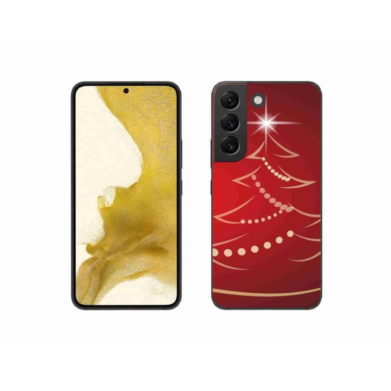 Gél borítás mmCase Samsung Galaxy S22 5G - karácsonyfa karikatúra