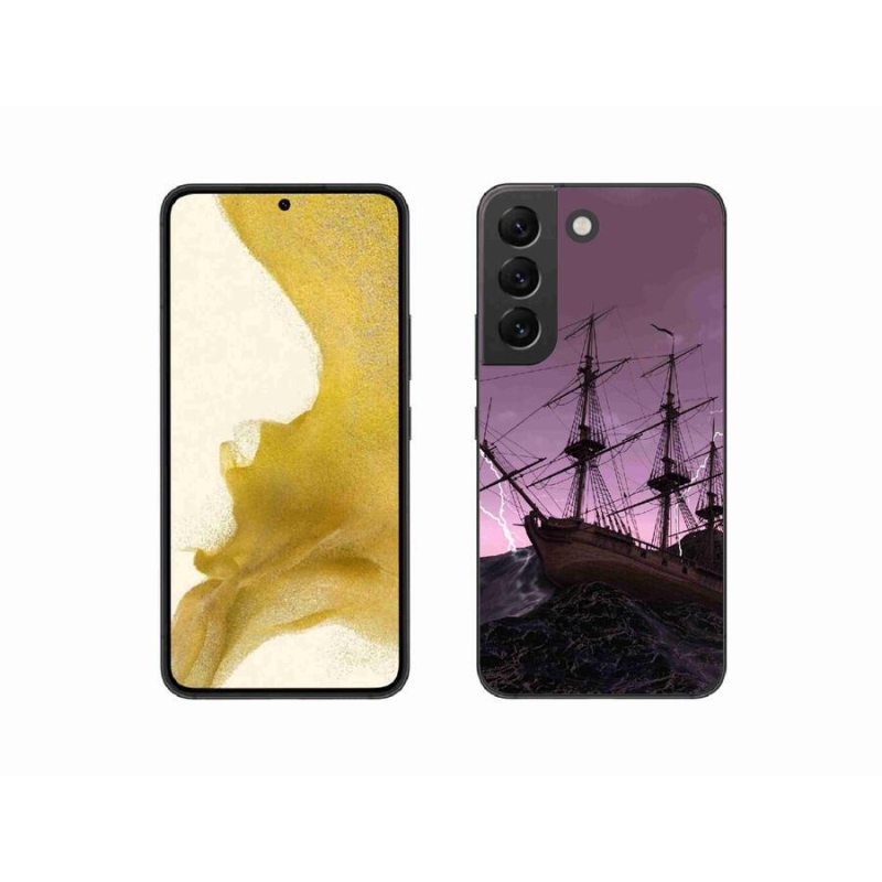 Zselés borítás mmCase Samsung Galaxy S22 5G - hajó a viharban