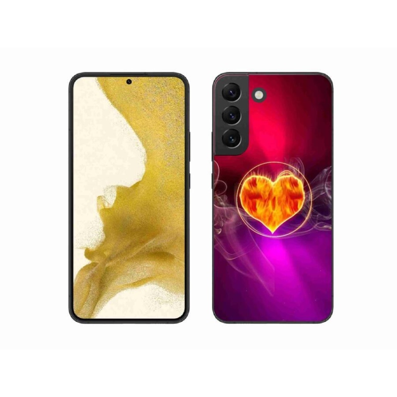 Zselés borítás mmCase Samsung Galaxy S22+ 5G - tüzes szív