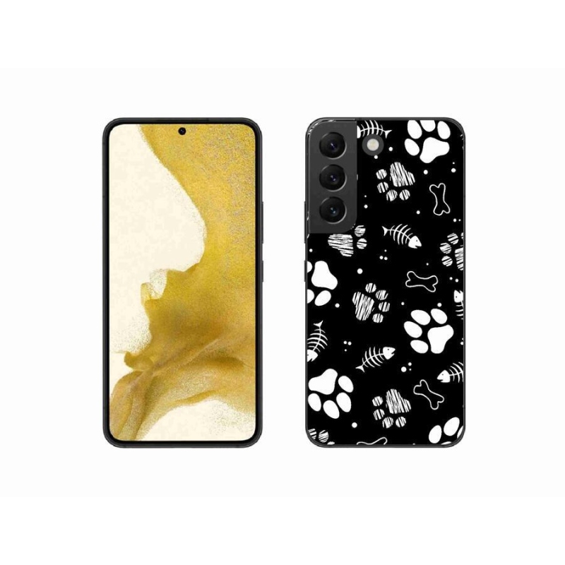 Gél borítás mmCase Samsung Galaxy S22 5G - kutyamancsok számára