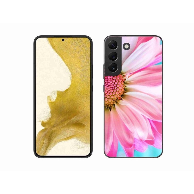 Gél védőhuzat mmCase Samsung Galaxy S22+ 5G - rózsaszín virág