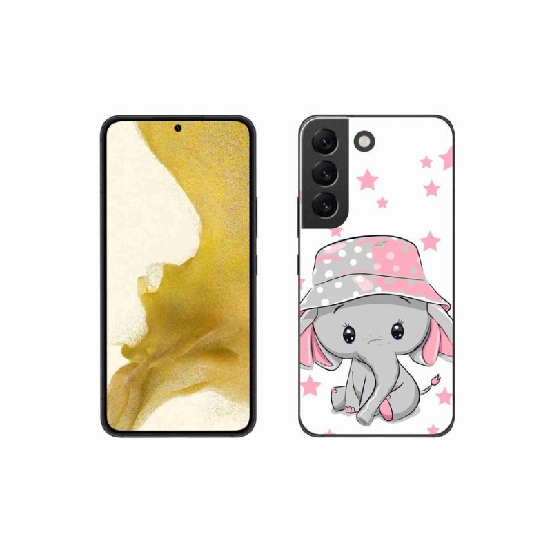 Zselés borítás mmCase Samsung Galaxy S22 5G - rózsaszín elefánthoz