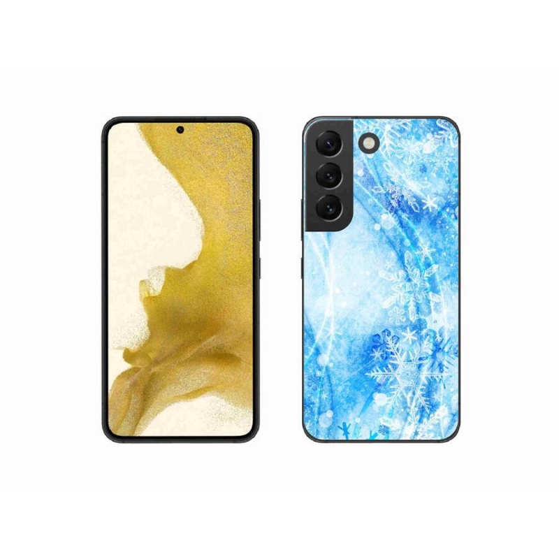 Zselés borítás mmCase Samsung Galaxy S22 5G - hópelyhekhez