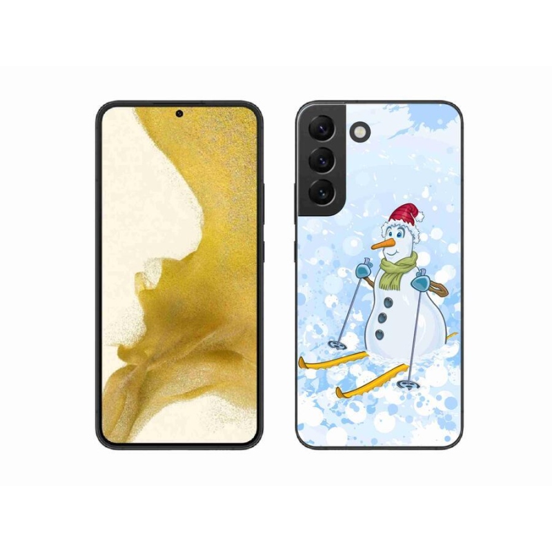 Gél borítás mmCase Samsung Galaxy S22+ 5G - hóember