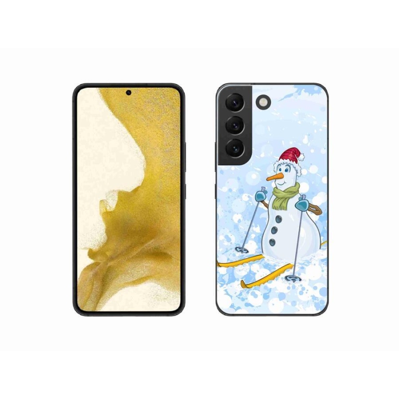 Gél borítás mmCase Samsung Galaxy S22 5G - hóemberhez