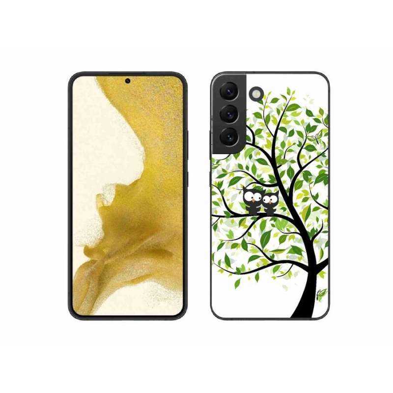 Gél borító mmCase Samsung Galaxy S22+ 5G - baglyok a fán - Samsung Galaxy S22+ 5G számára