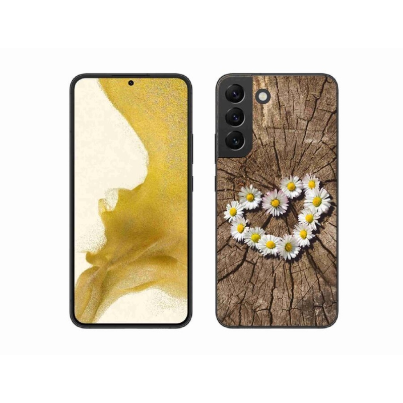 Zselés borítás mmCase Samsung Galaxy S22+ 5G - Százszorszépek szíve