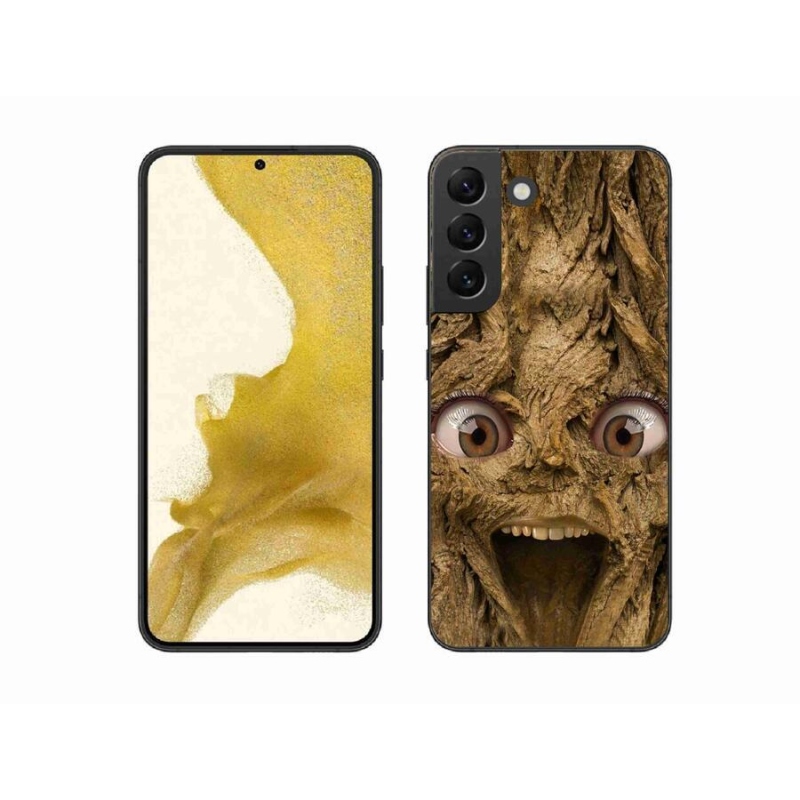 Gél borítás mmCase Samsung Galaxy S22+ 5G - vidám fa szemekkel