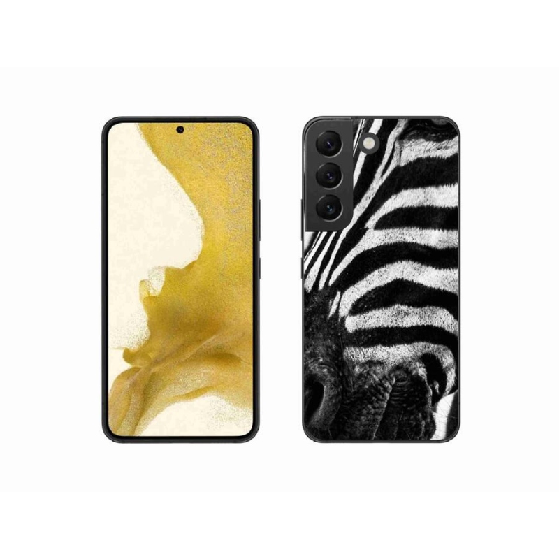 Zselés borítás mmCase Samsung Galaxy S22 5G készülékhez - zebra